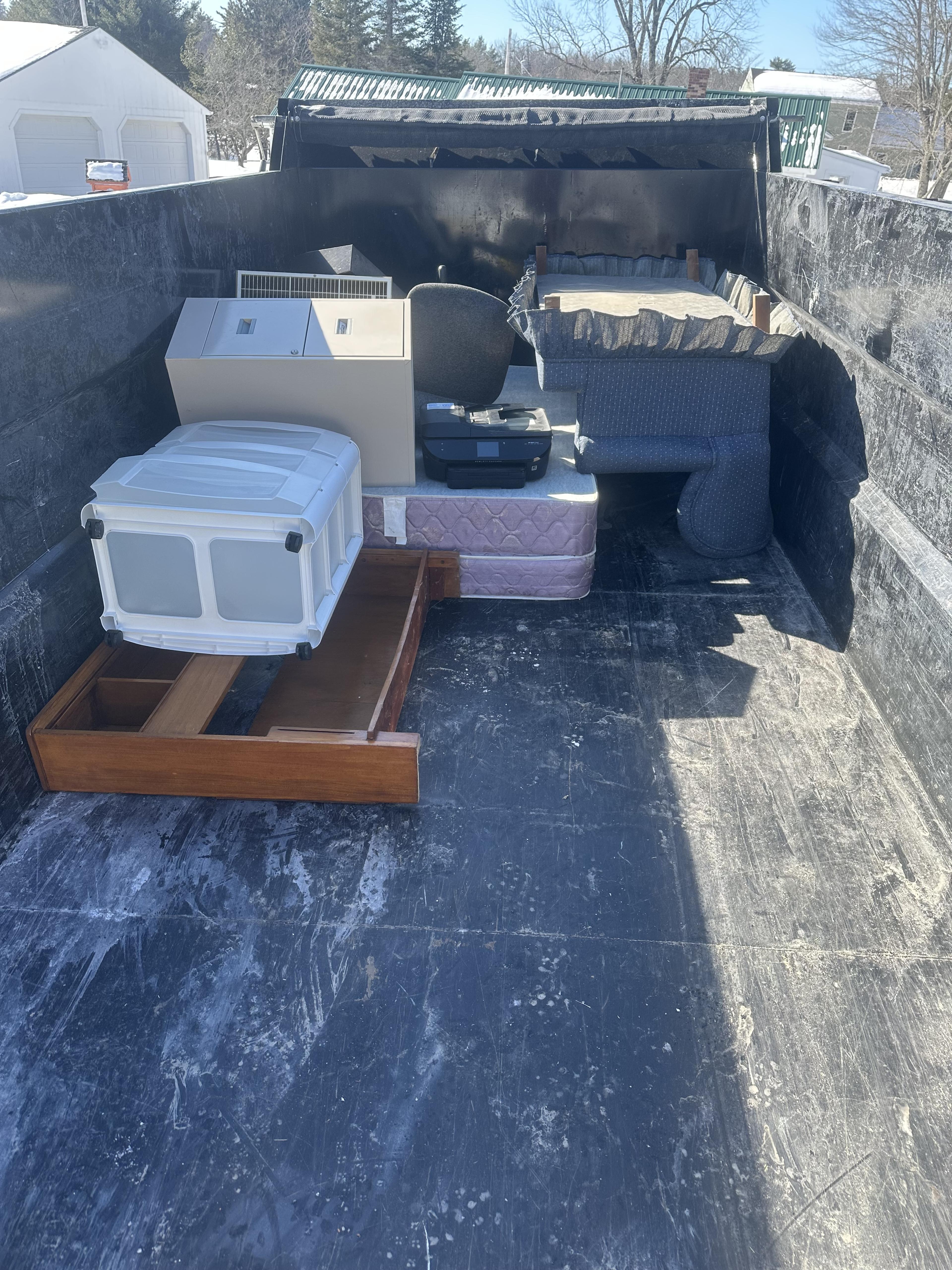 Furniture loaded for hauling